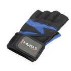 RST02 BLACK/BLUE ROZM. L RĘKAWICE NA SIŁOWNIĘ HMS