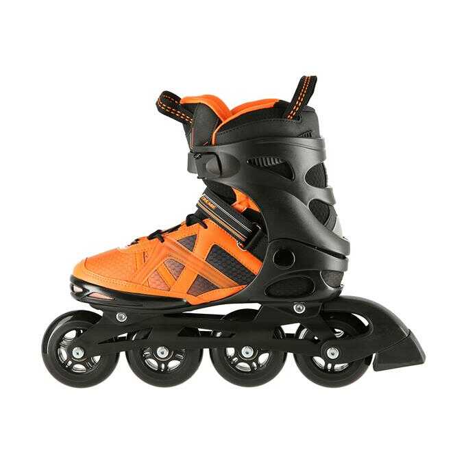 NA14112 CZARNO-POMARAŃCZOWY ROZM. 38 ŁYŻWOROLKI NILS EXTREME