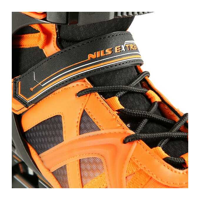 NA14112 CZARNO-POMARAŃCZOWY ROZM. 38 ŁYŻWOROLKI NILS EXTREME