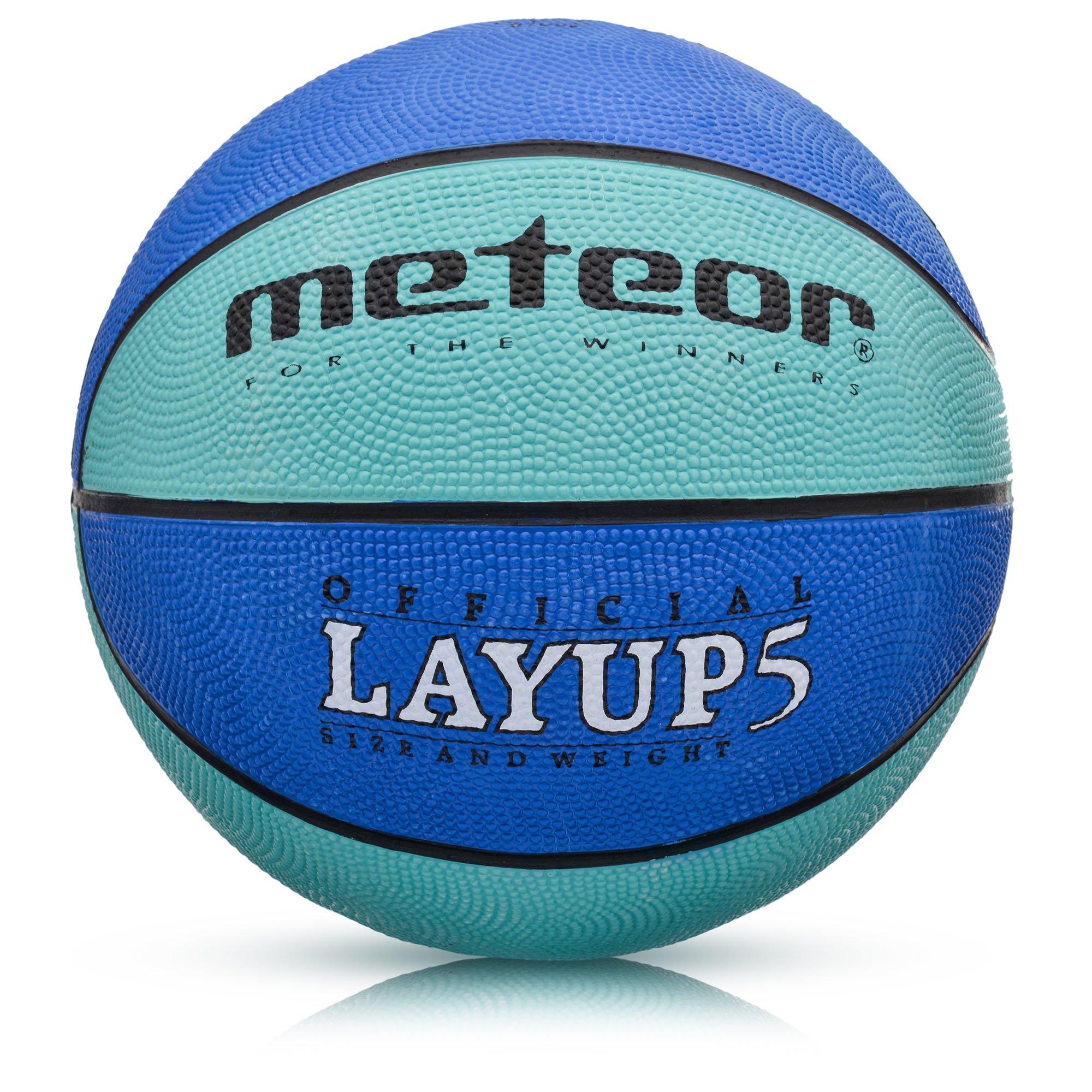 Piłka Koszykowa Meteor Layup 5 - Niebieski
