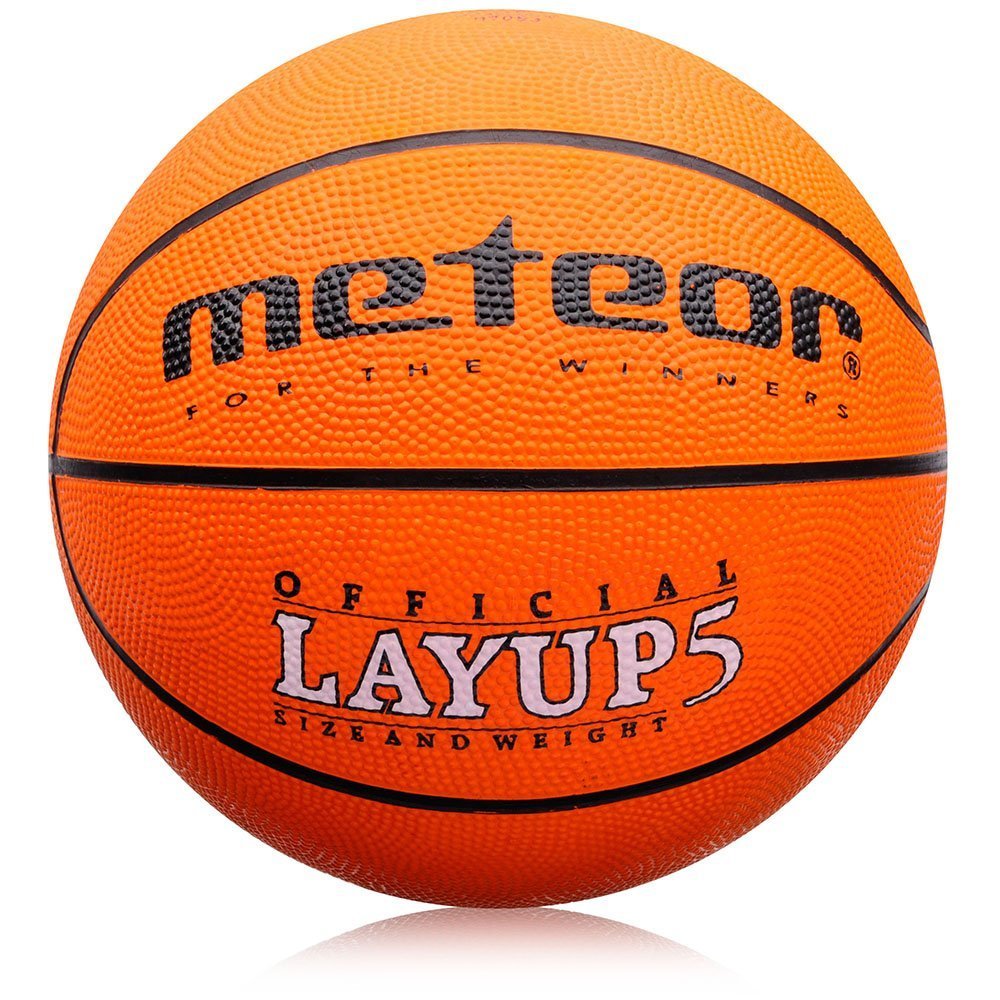 Piłka Koszykowa Meteor Layup 5 - Pomarańczowy