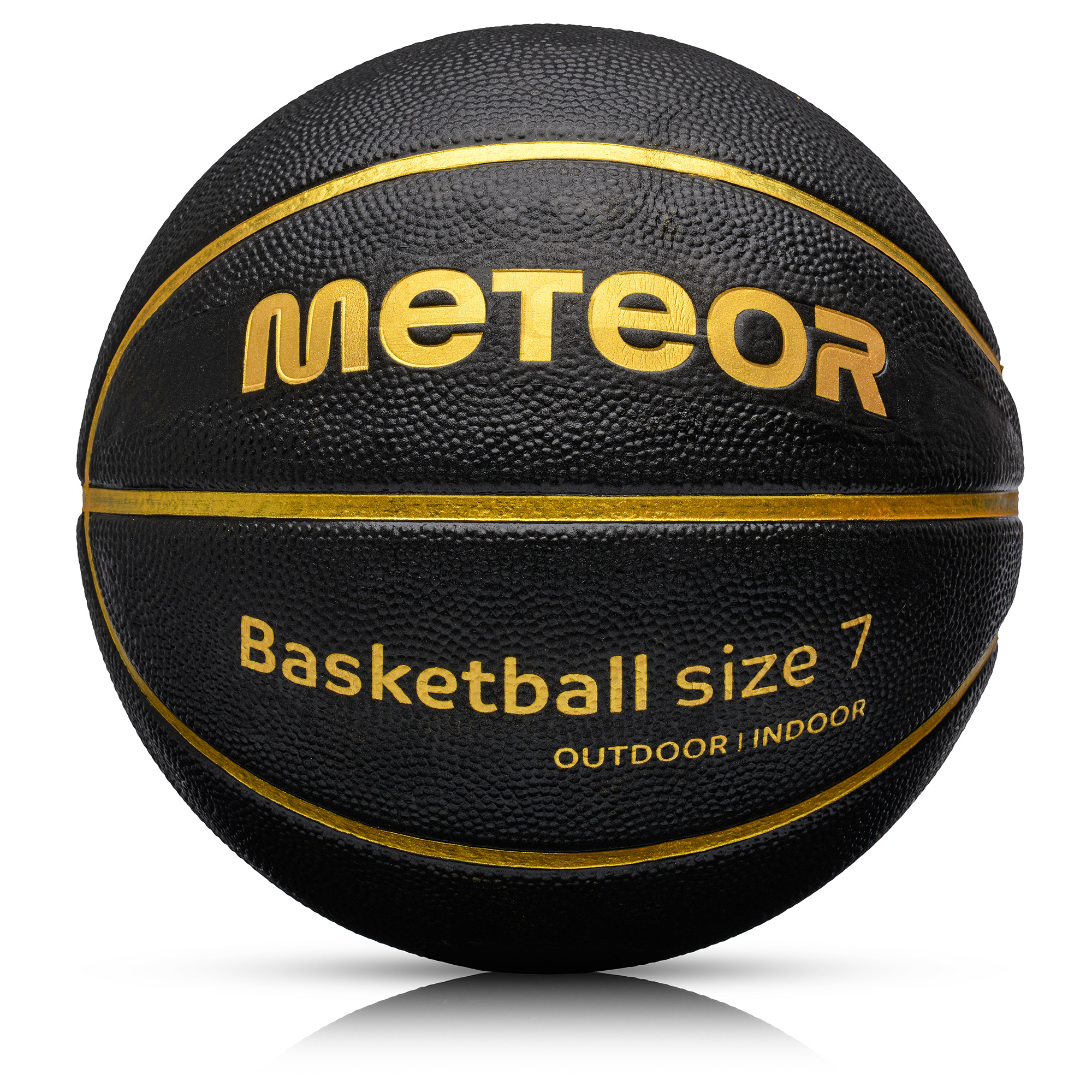 Piłka Koszykowa METEOR TRENINGOWA CELLULAR #7 Czarny/Złoty